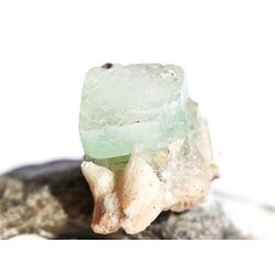 Apophyllit grn mit Stilbit Kristallstufe / Rohstein -...