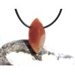 Sarder natur Navette Schmuckstein gebohrt - Sonderqualität - ca. 3 cm x 1,5 cm x 1,3 cm