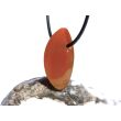 Sarder natur Navette Schmuckstein gebohrt - Sonderqualität - ca. 3 cm x 1,5 cm x 1,3 cm