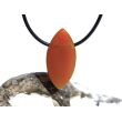 Sarder natur Navette Schmuckstein gebohrt - Sonderqualität - ca. 3 cm x 1,5 cm x 1,3 cm
