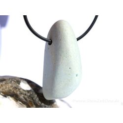 Klinoptilolith (Zeolith) XXL Trommelstein gebohrt - Raritt - Sonderqualitt - ca. 4 cm x 2 cm x 1,7 cm