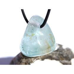 Topas blau natur Regenbogenkristall Trommelstein gebohrt - Raritt - Sonderqualitt - ca. 2,7 cm x 2,3 cm x 2 cm