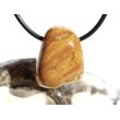 Ozeanachat Trommelstein gebohrt (Ozeanchalcedon / Ozeanjaspis) - ca. 2,2 cm x 1,8 cm x 1,5 cm