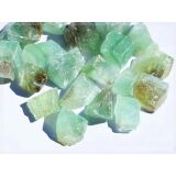 Calcit grün Wassersteine-Sonderqualität / Rohsteine - ca. 100 g