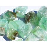 Calcit grün Wassersteine-Sonderqualität / Rohsteine - ca. 100 g