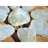 Topas blau natur Kristalle / Rohsteine z. T. angetrommelt - Sonderqualität - Rarität - ca. 30 g
