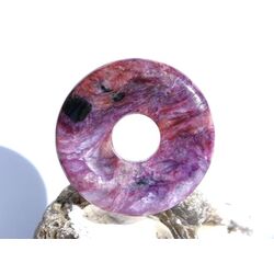 Charoit Donut Edelstein - Sonderqalit�t - Rarit�t - 40 mm (7 mm stark)
