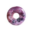 Charoit Donut Edelstein - Sonderqalität - Rarität - 40 mm (7 mm stark)