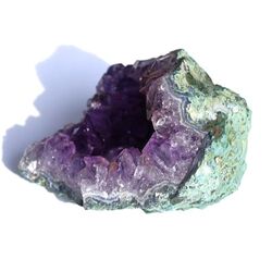 Amethyst Kristallstufe / Ladestufe / Druse mitteldunkel (Brasilien) - AA-Sonderqualitt - ca. 10,6 cm x 8,5 cm x 7 cm