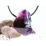 Amethyst dunkel "Morion" Kristallspitze /...