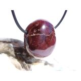 Granat rot "Sterngranat" Almandin Trommelstein gebohrt - Sonderqualität - Rarität - ca. 2,6 cm x 2,2 cm x 1,6 cm - Sonderpreis wg. Makel -