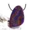 Sugilith XXXL Schmuckstein / Scheibenstein gebohrt - Rarität - AA-Sonderqualität - Handarbeit - ca. 5,3 cm x 3,7 cm x 0,7 cm