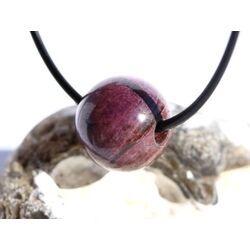 Sugilith Kugel gebohrt - Rarit�t - Sonderqualit�t - ca.17 mm