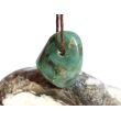 Smaragd Trommelstein gebohrt (Beryll) - Rarität - ca. 2 cm x 1,5 cm x 0,9 cm