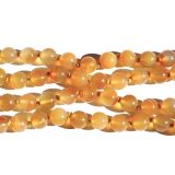 Karneol (gebr.) Halskette / Kugelkette - Kugeln 8 mm - Sonderqualität - ca. 80 cm