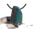 Heliotrop Schmuckstein facettiert, gebohrt - Sonderqualität - ca. 2,7 cm x 1,8 cm x 1,3 cm