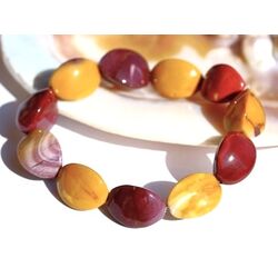 Mookait Armkette / Armband Schmucksteine Oliven -...