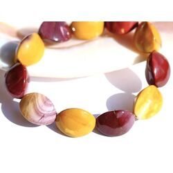 Mookait Armkette / Armband Schmucksteine Oliven - Sonderqualit�t - ca. 18 cm