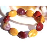 Mookait Armkette / Armband Schmucksteine Oliven -...