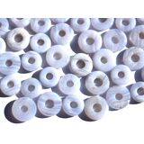Chalcedon blau geb�ndert Donut 11-12 mm (3-4 mm stark) -...