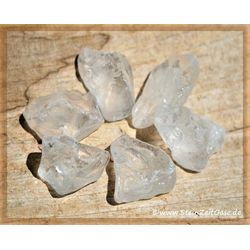 Bergkristall Wassersteine-Sonderqualität / Rohsteine extra angetrommelt - ca. 50 g (GKS)