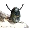Eldarit "Nebulastein" (Meta-Rhyolith / Kugelrhyolith) Trommelstein gebohrt - ca. 3 cm x 2 cm x 1,2 cm