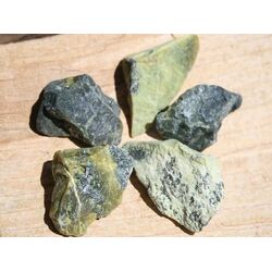 Serpentin Wassersteine-Sonderqualitt / Rohstein extra...