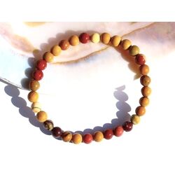 Mookait Armband / Kugelarmband Kugeln 6 mm - Sonderqualit�t - ca. 18 cm