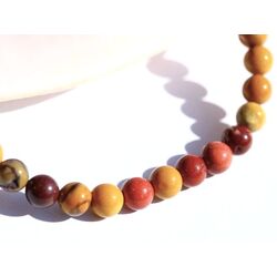 Mookait Armband / Kugelarmband Kugeln 6 mm - Sonderqualit�t - ca. 18 cm