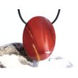 Mookait XXL Schmuckstein Cabochon / Scheibenstein gebohrt - Sonderqualität - ca. 4 cm x 3 cm x 0,9 cm