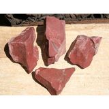 Jaspis rot Rohsteine - ca. 100 g