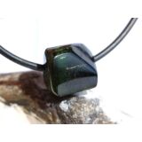 Turmalin grün (Verdelith) Trommelstein gebohrt - Sonderqualität - Rarität - ca. 1,2 cm x 1,3 cm x 1,1 cm