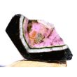 Wassermelonenturmalin Kristallquerschnitt / Scheibenstein Schmuckdose - Rarität - Sonderqualität - ca. 2,9 cm x 1,8 cm x 0,3 cm