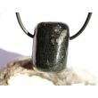 Kimberlit Trommelstein / Schmuckstein gebohrt - Sonderqualität - Rarität - ca. 2,7 cm x 1,9 cm x 1,7 cm