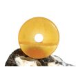 Calcit orange (Orangencalcit) Donut 40 mm (6 mm stark) - AA-Sonderqualität -