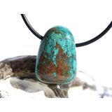 Chrysokoll Trommelstein gebohrt - Sonderqualit�t - ca....