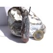 Auralith (Eisenquarz) XXXL Natur-Kristall gebohrt - Sonderqualität - Rarität - ca. 7,8 cm x 2,3 cm x 1,6 cm (GKS)
