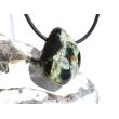 Chromopal (Opal-Chalcedon) Trommelstein gebohrt - Sonderqualität - Rarität - ca. 2,8 cm x 2,1 cm x 1,5 cm
