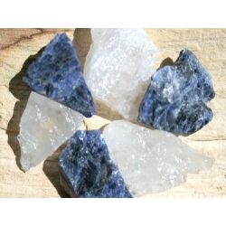 "Lebenskraft und Wahrhaftigkeit" Wassersteine-Set - Sonderqualität - ca. 100 g im Natur-Baumwollbeutel