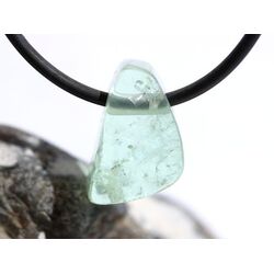 Aquamarin aquablau natur (Beryll) Kristallstab / Schmuckstein gebohrt - AAA-Sonderqualitt - Raritt - Handarbeit - ca. 1,7 cm x 1,3 cm x 1,1 cm