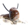 Bronzit Trommelstein gebohrt - Sonderqualität - ca. 2,4 cm x 2 cm x 1,7 cm