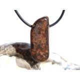 Bronzit Trommelstein gebohrt - ca. 3,3 cm x 1,5 cm x 1,2 cm