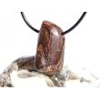Bronzit Trommelstein gebohrt - ca. 3,3 cm x 1,5 cm x 1,2 cm