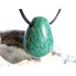 Chrysokoll Trommelstein gebohrt - Sonderqualität - ca. 2,6 cm x 2 cm x 1,9 cm