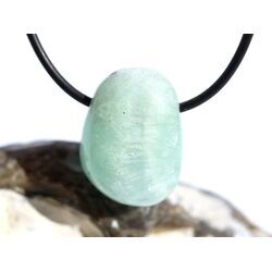 Hemimorphit t�rkisblau Trommelstein / Schmuckstein gebohrt - AA-Sonderqualit�t - ca. 2,5 cm x 1,8 cm x 1,5 cm