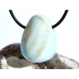 Hemimorphit türkisblau Trommelstein gebohrt - Sonderqualität - ca. 2,9 cm x 2,2 cm x 1,7 cm