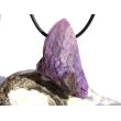 Sugilith XL Rohsteinform angetr. (Trommelstein) gebohrt - Rarität - AA-Sonderqualität - ca. 3,7 cm x 2,5 cm x 1,1 cm