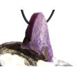 Sugilith XL Rohsteinform angetr. (Trommelstein) gebohrt - Rarität - AA-Sonderqualität - ca. 3,7 cm x 2,5 cm x 1,1 cm