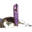 Sugilith XL Rohsteinform angetr. (Trommelstein) gebohrt - Rarität - AA-Sonderqualität - ca. 3,7 cm x 2,5 cm x 1,1 cm