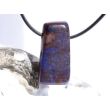 Sugilith mit Richterit Schmuckstein / Scheibenstein gebohrt - Rarität - Sonderqualität - Handarbeit - ca. 3,4 cm x 1,7 cm x 0,9 cm